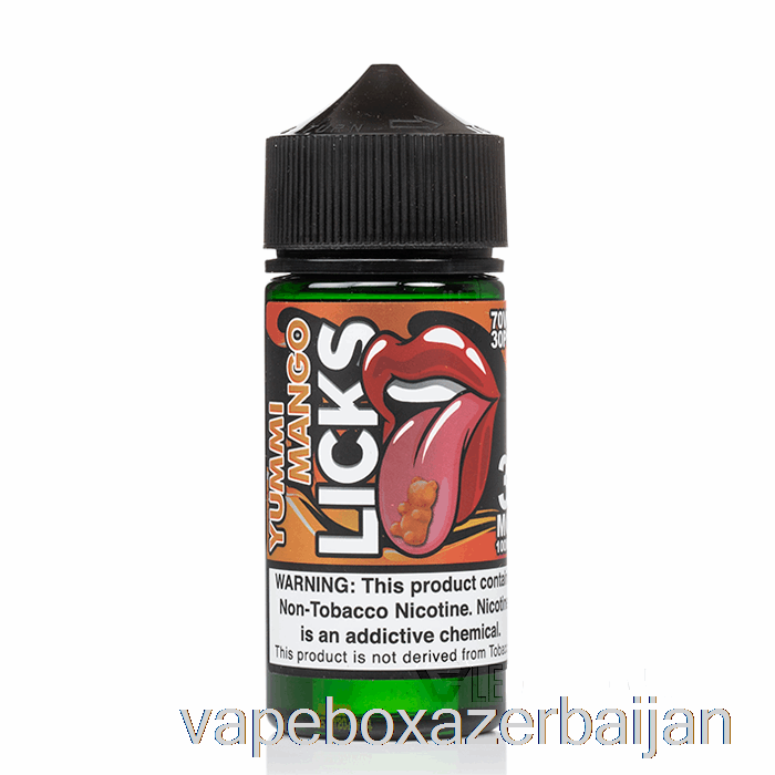 Vape Box Azerbaijan Yummi Mango - LICKS Roll Upz - 100mL 0mg